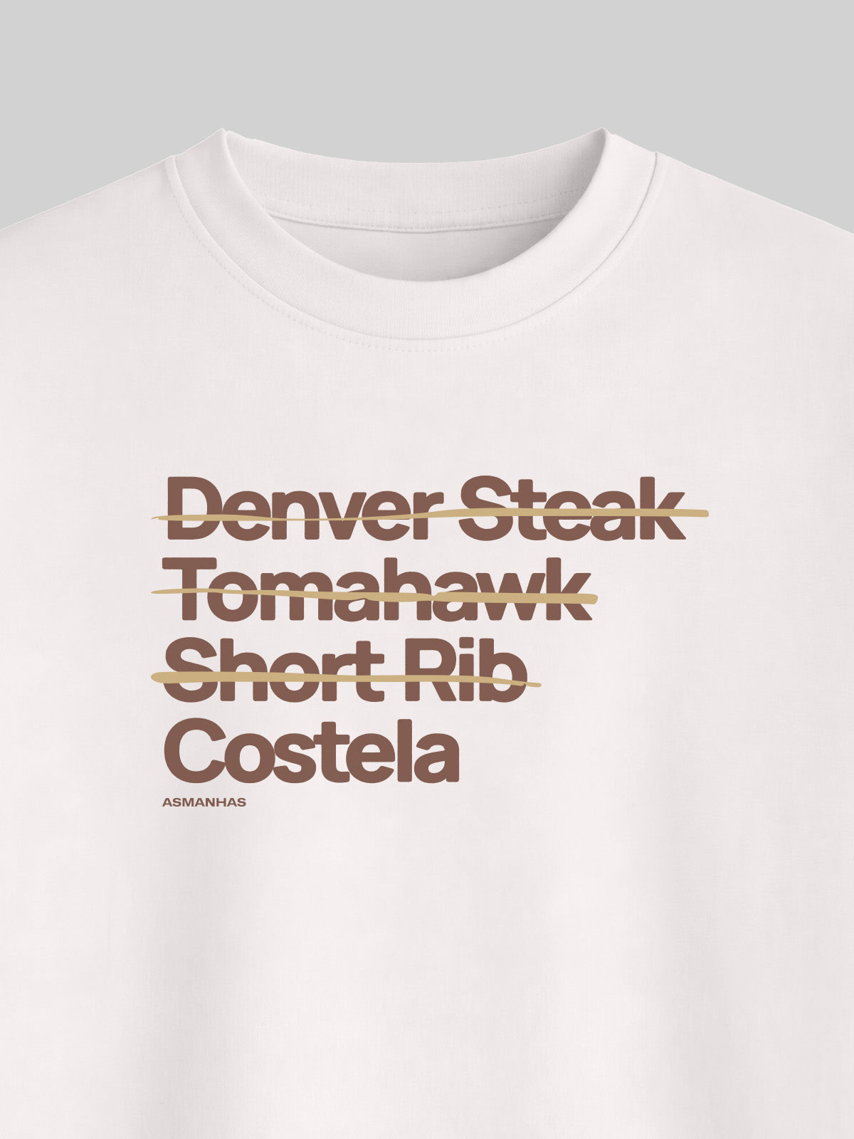 Camiseta Oversized Costela Asmanhas