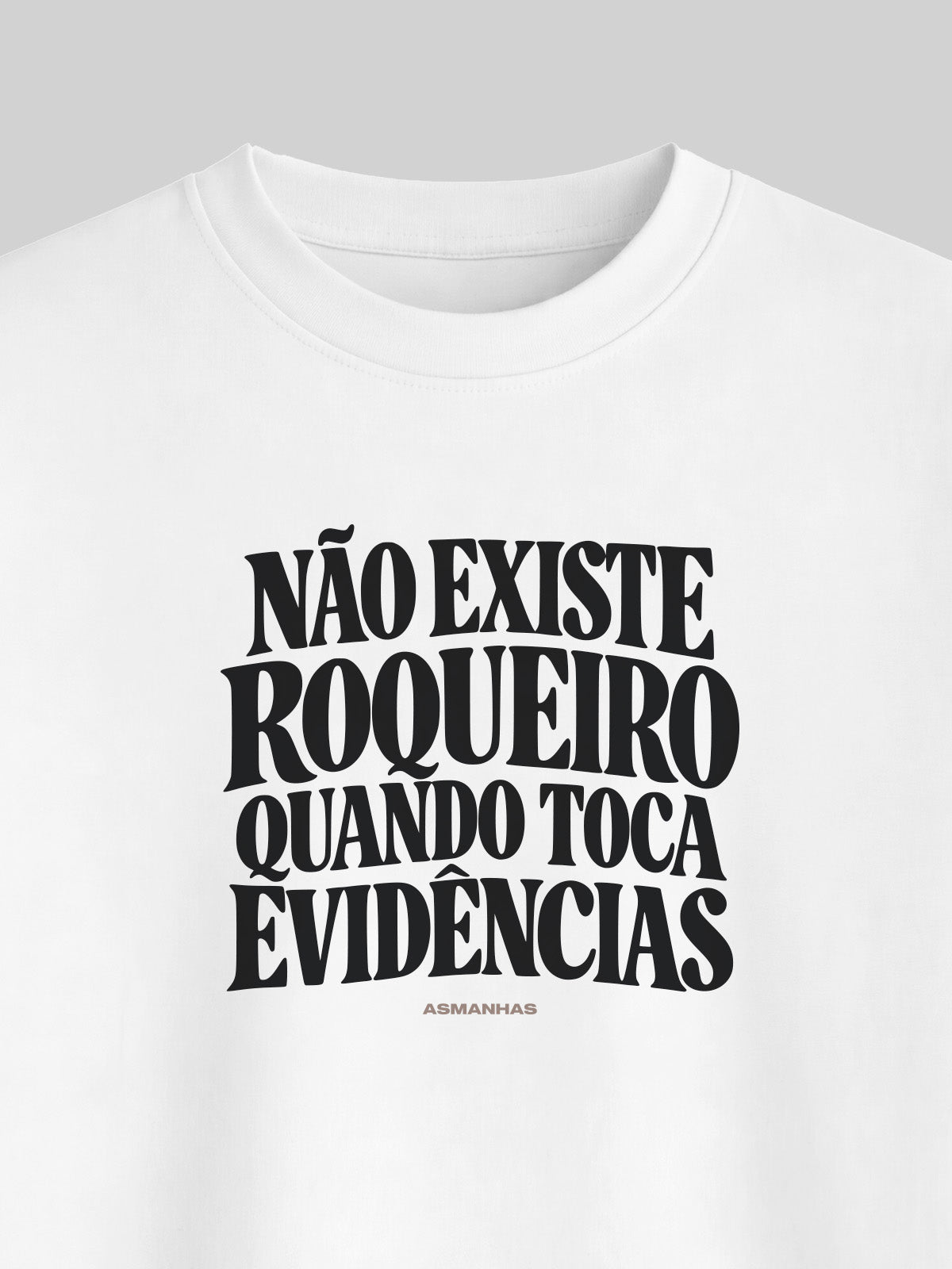Camiseta Oversized Quando Toca Evidências Asmanhas