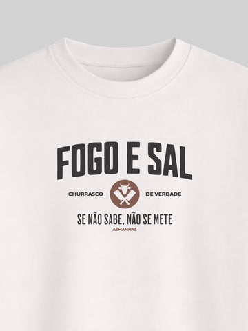 Camiseta Oversized Fogo e Sal Asmanhas