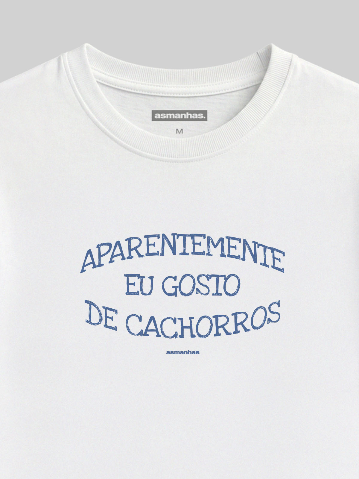 Camiseta Feminina Gosto de Cachorros Asmanhas