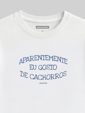Camiseta Feminina Gosto de Cachorros Asmanhas