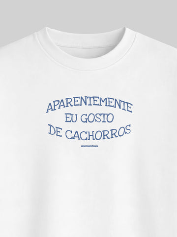 Camiseta Oversized Gosto de Cachorros Asmanhas