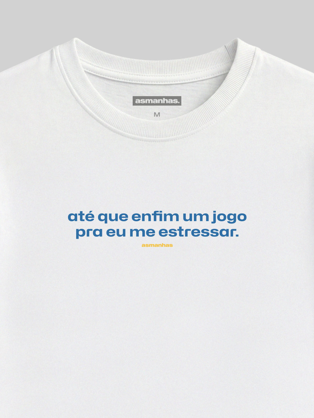 Camiseta Copa Feminina Jogo para Eu Me Estressar Asmanhas