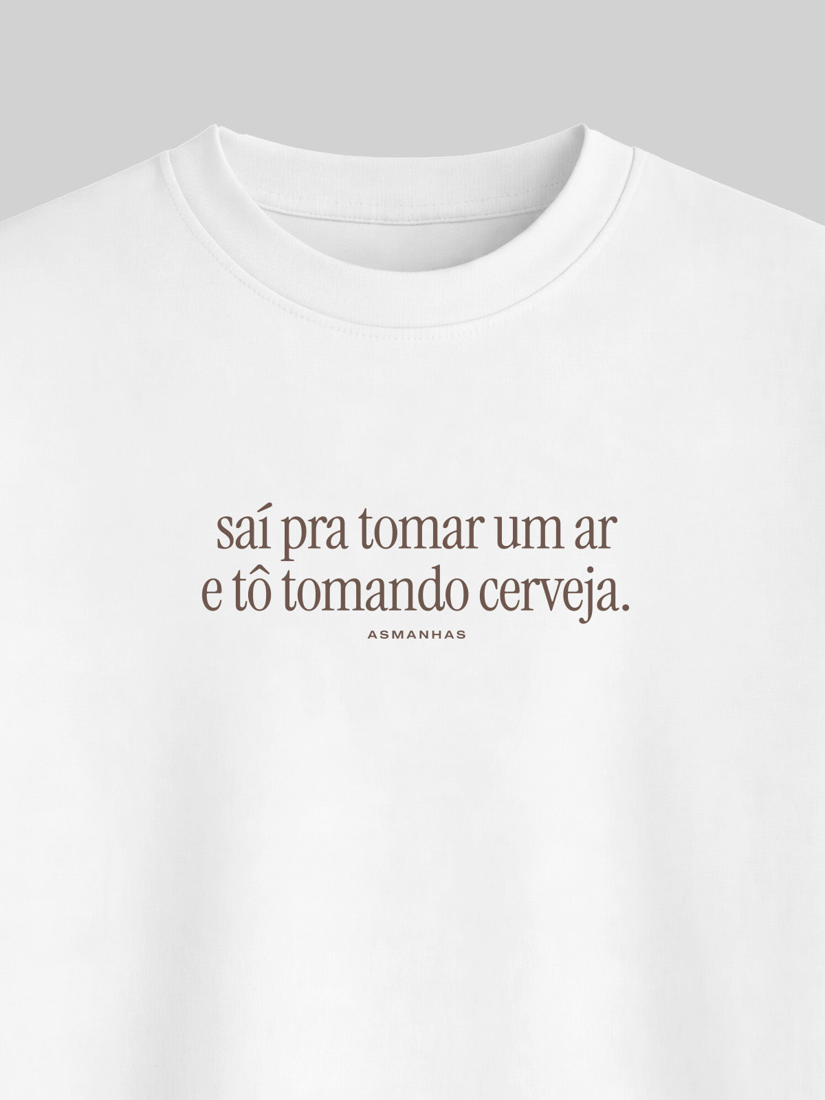 Camiseta Oversized Tô Tomando Cerveja Asmanhas
