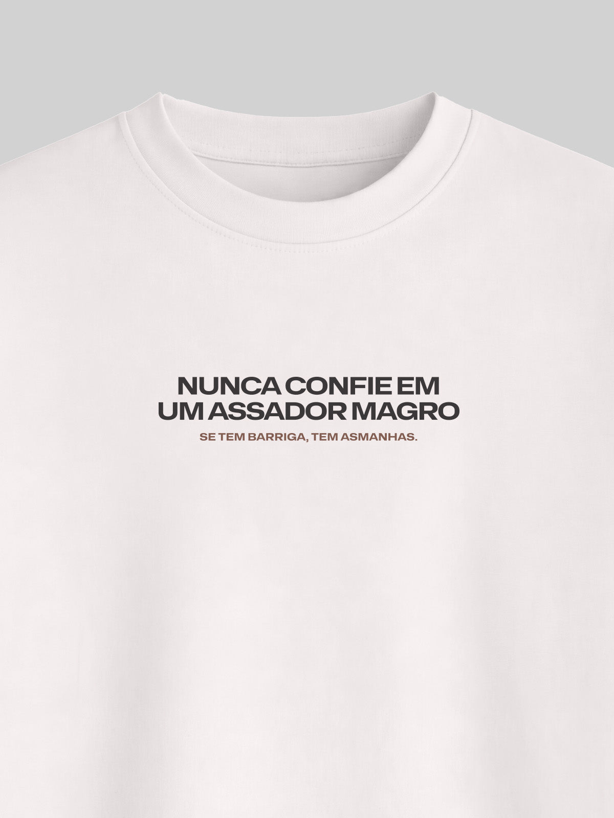 Camiseta Oversized Assador Magro Asmanhas