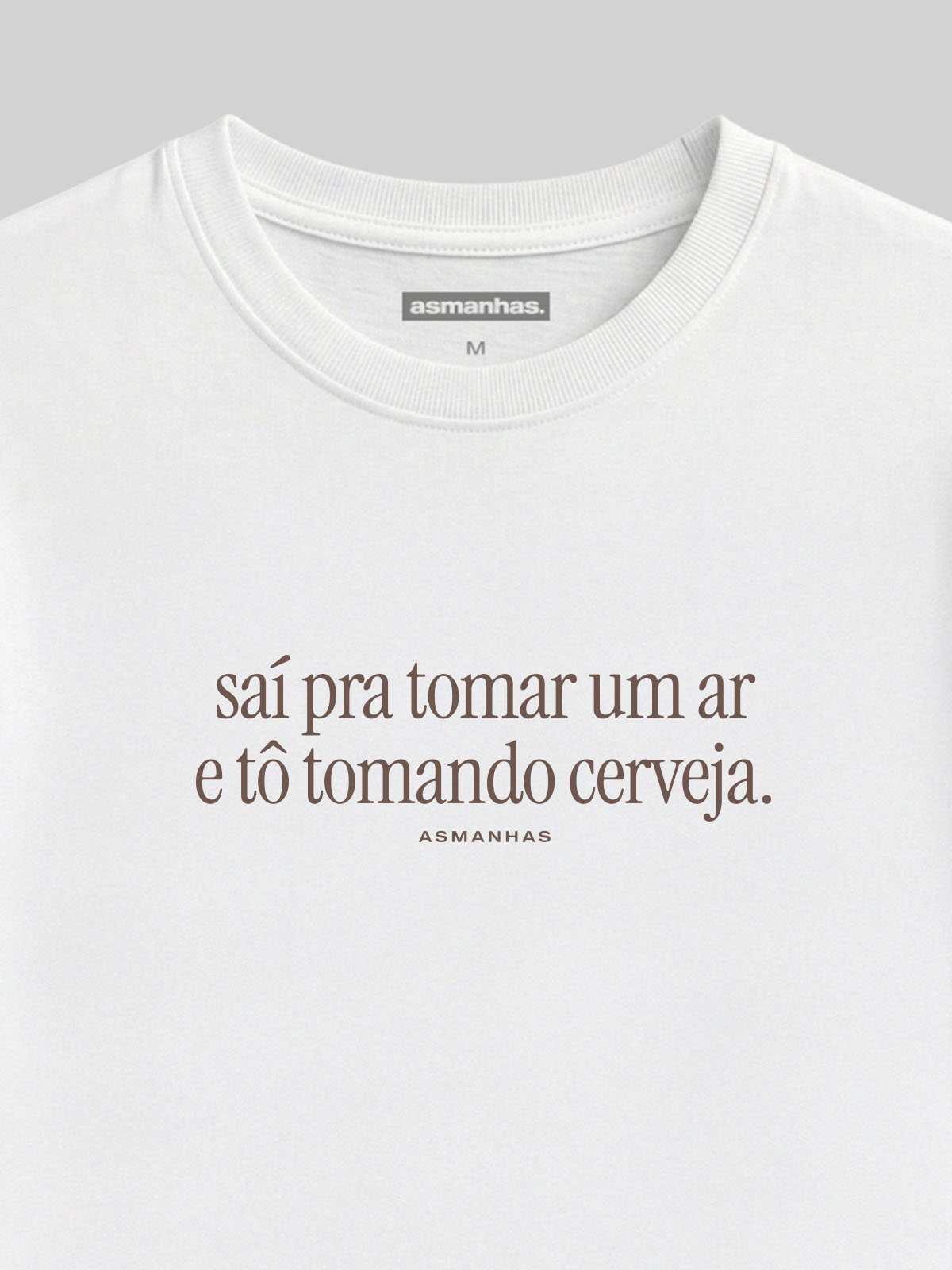 Camiseta Feminina Tô Tomando Cerveja Asmanhas
