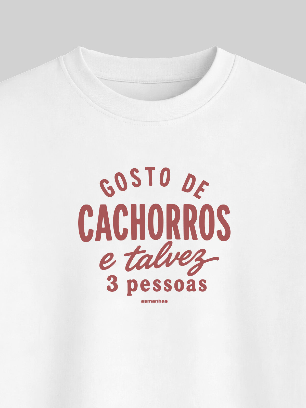 Camiseta Oversized 3 Pessoas Asmanhas