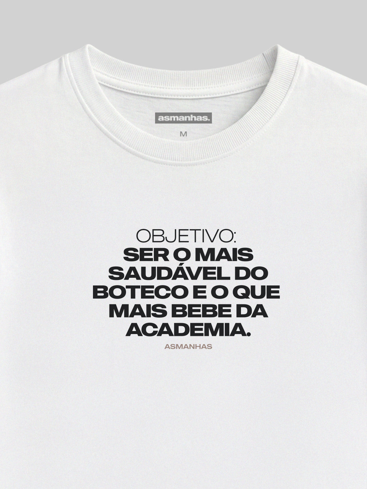 Camiseta Mais Saudável do Boteco Asmanhas