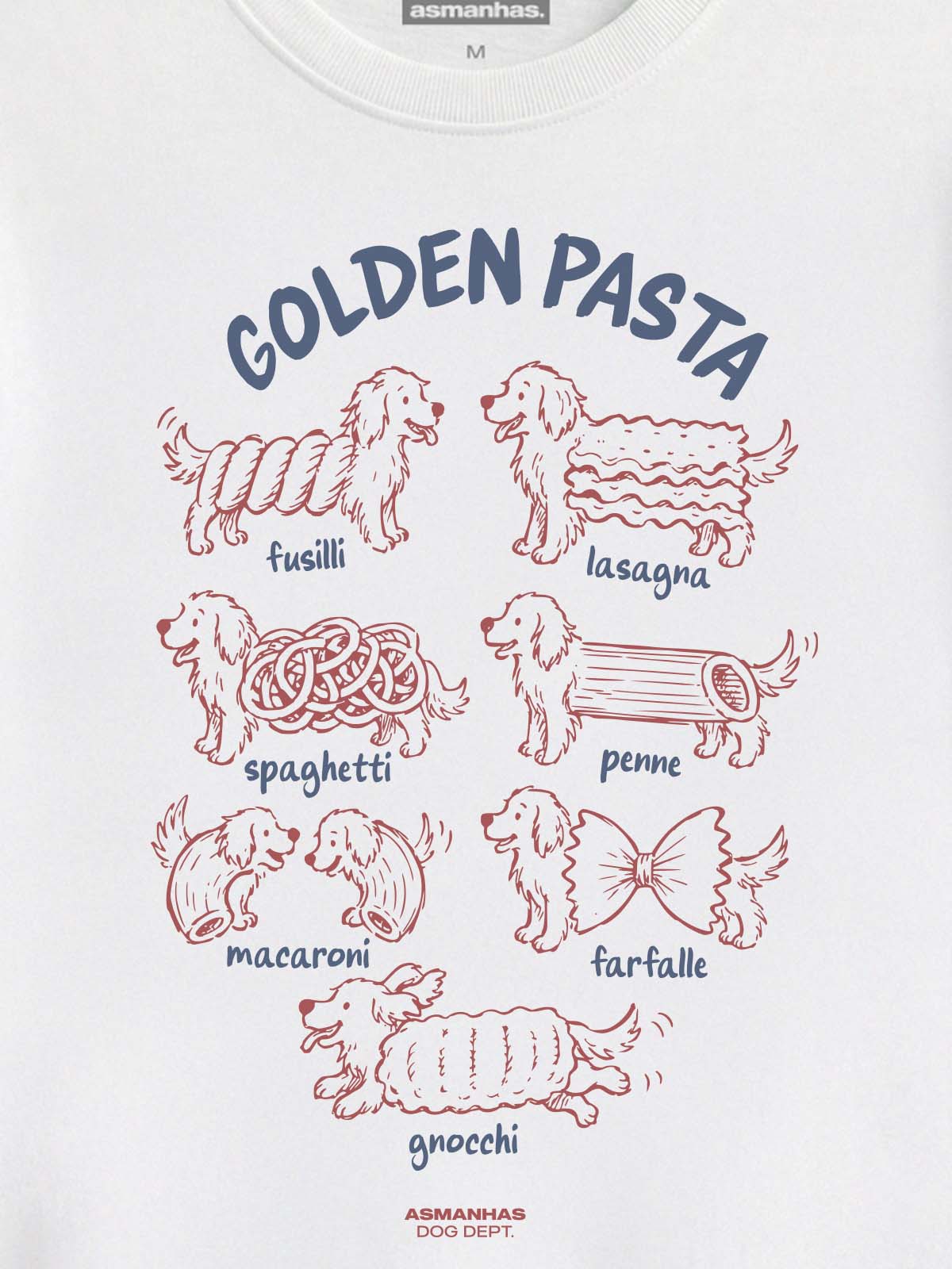 Camiseta Golden Pasta Asmanhas