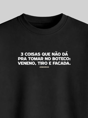 Camiseta Oversized Tomar no Boteco Asmanhas