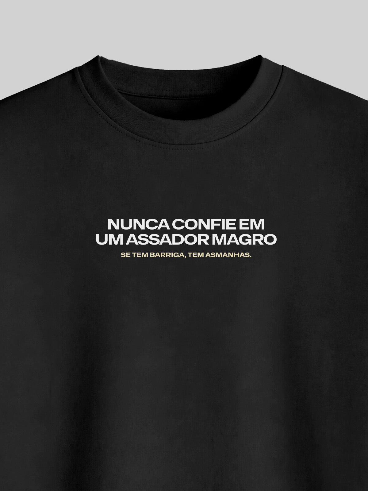 Camiseta Oversized Assador Magro Asmanhas