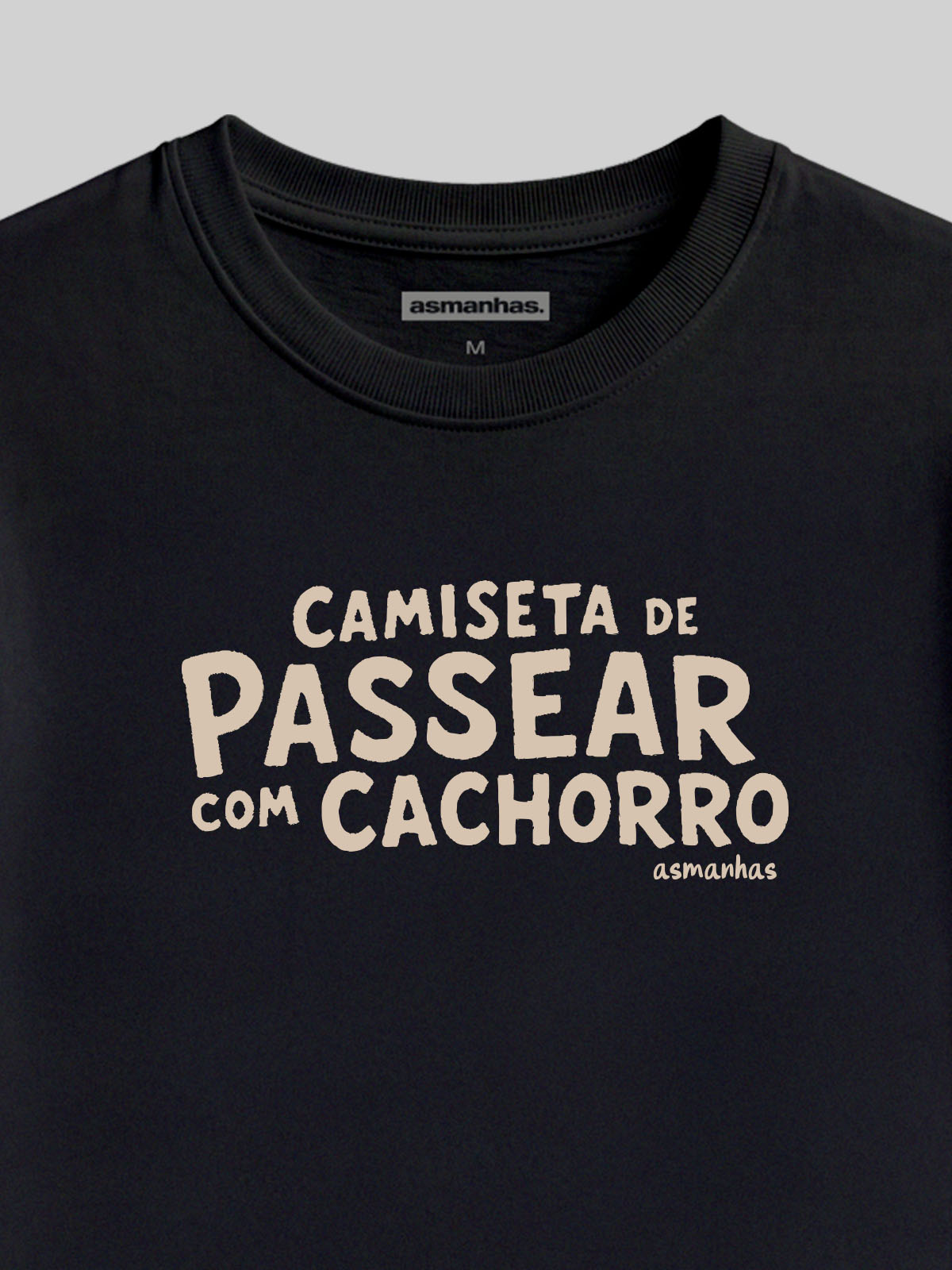 Camiseta Passear Com Cachorro Asmanhas