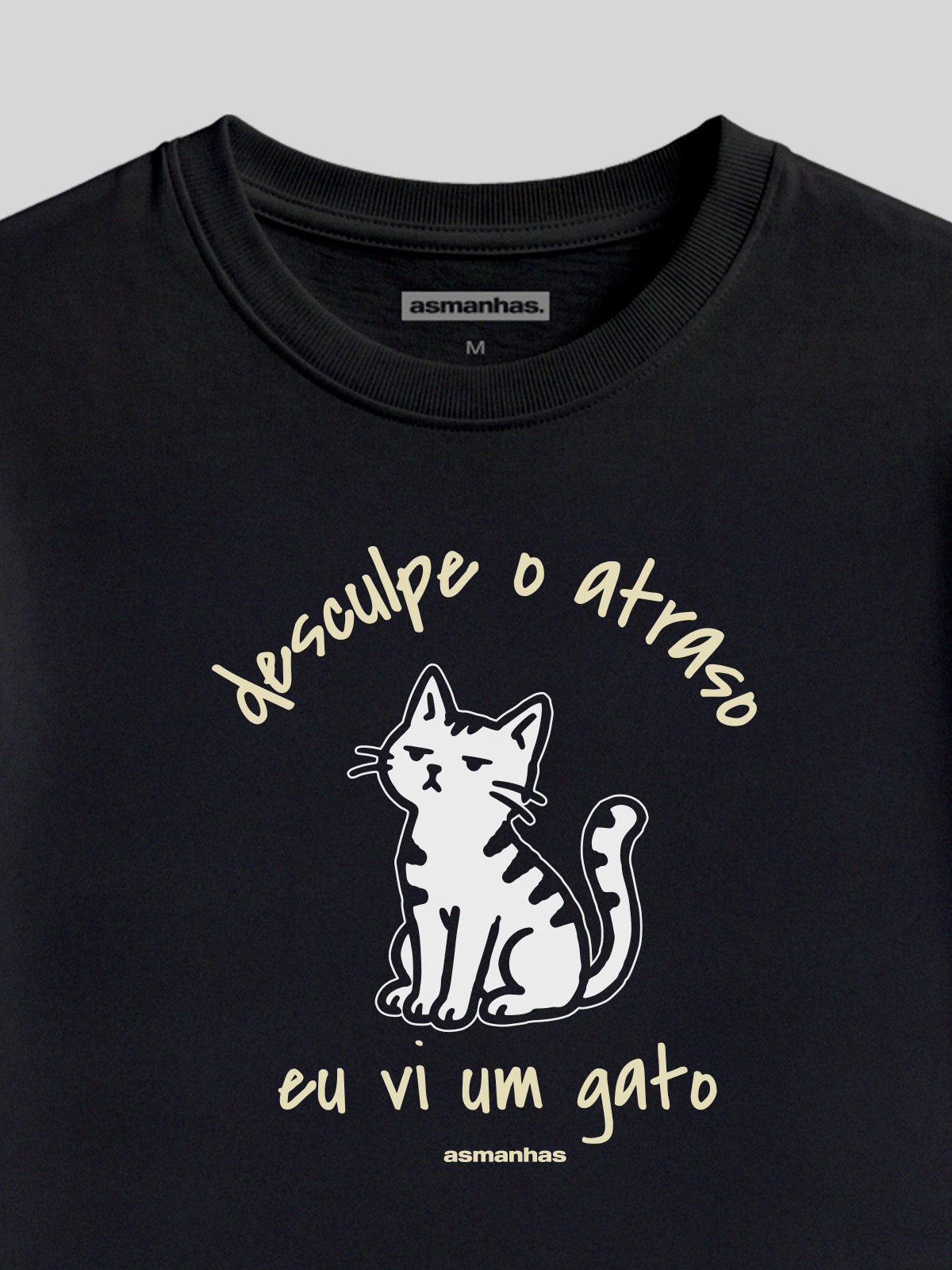Camiseta Vi Um Gato Asmanhas