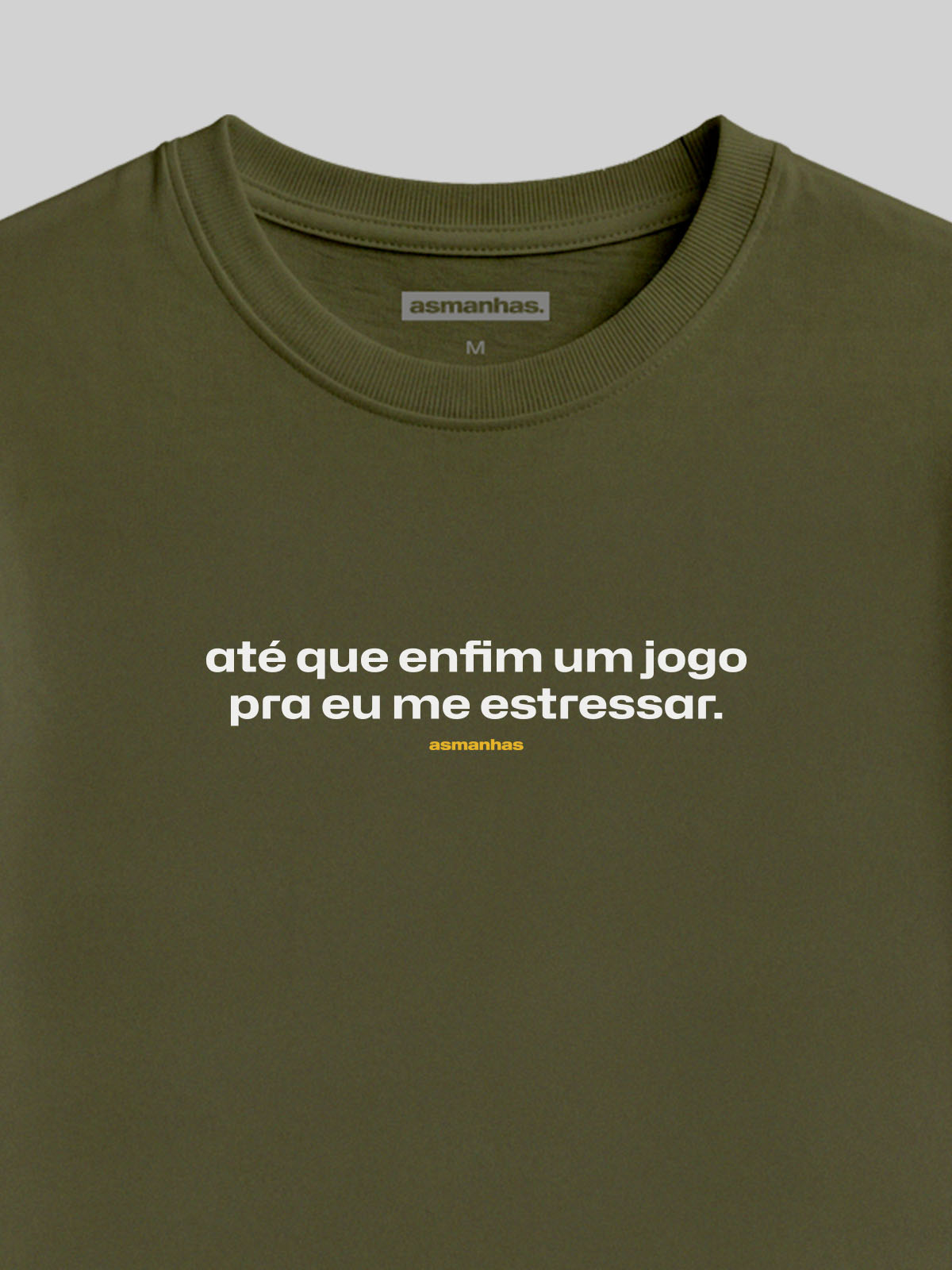 Camiseta Copa Feminina Jogo para Eu Me Estressar Asmanhas