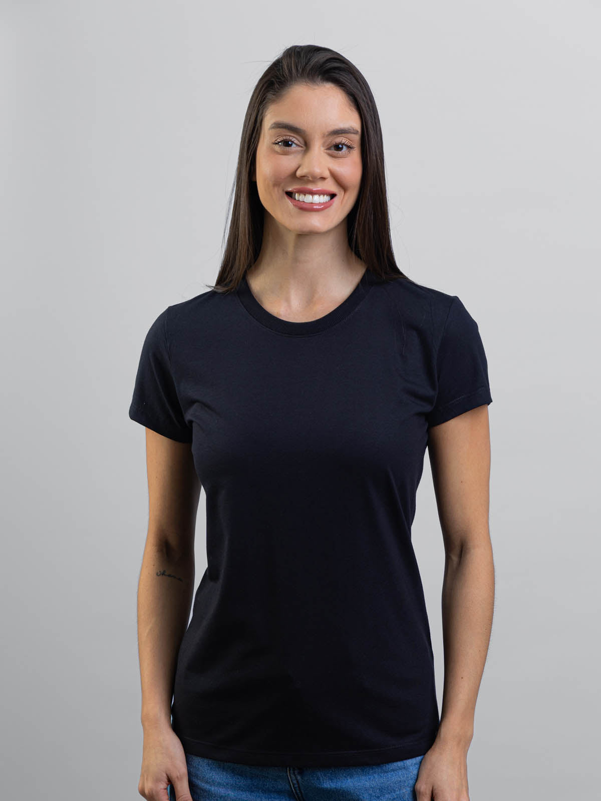 Camiseta Feminina Lisa Básica Asmanhas