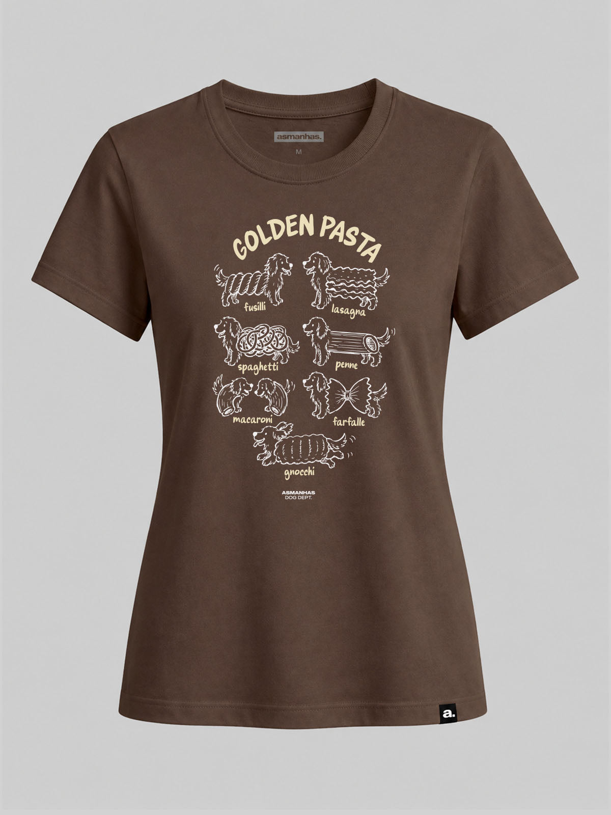 Camiseta Feminina Golden Pasta Asmanhas