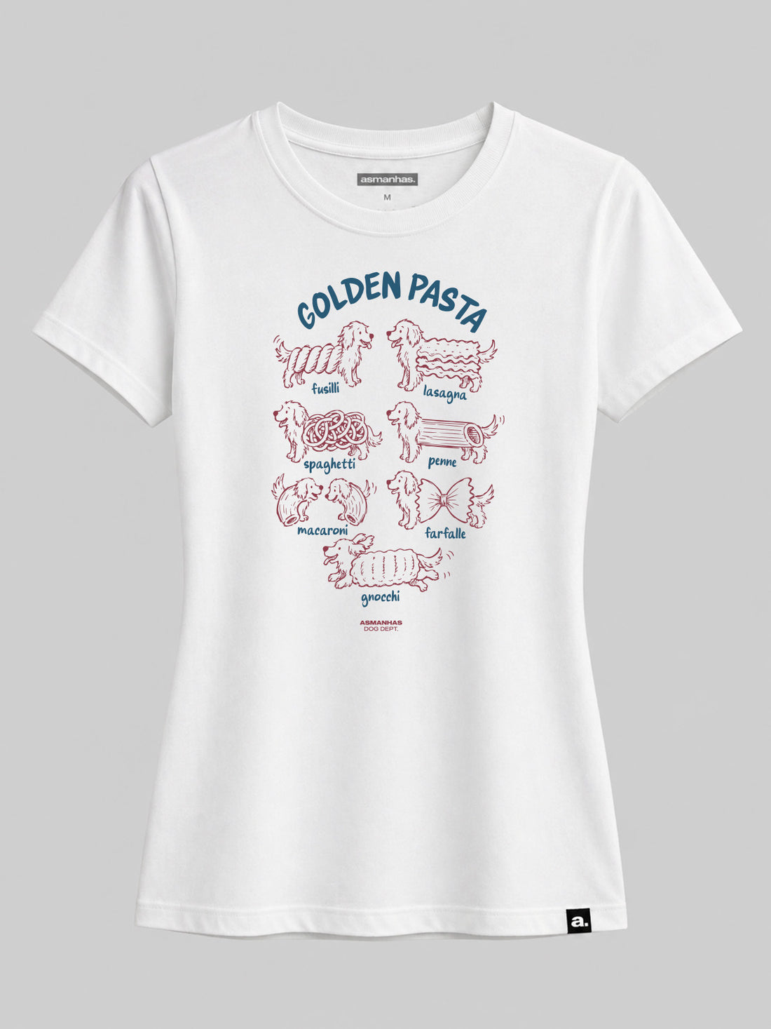 Camiseta Feminina Golden Pasta Asmanhas