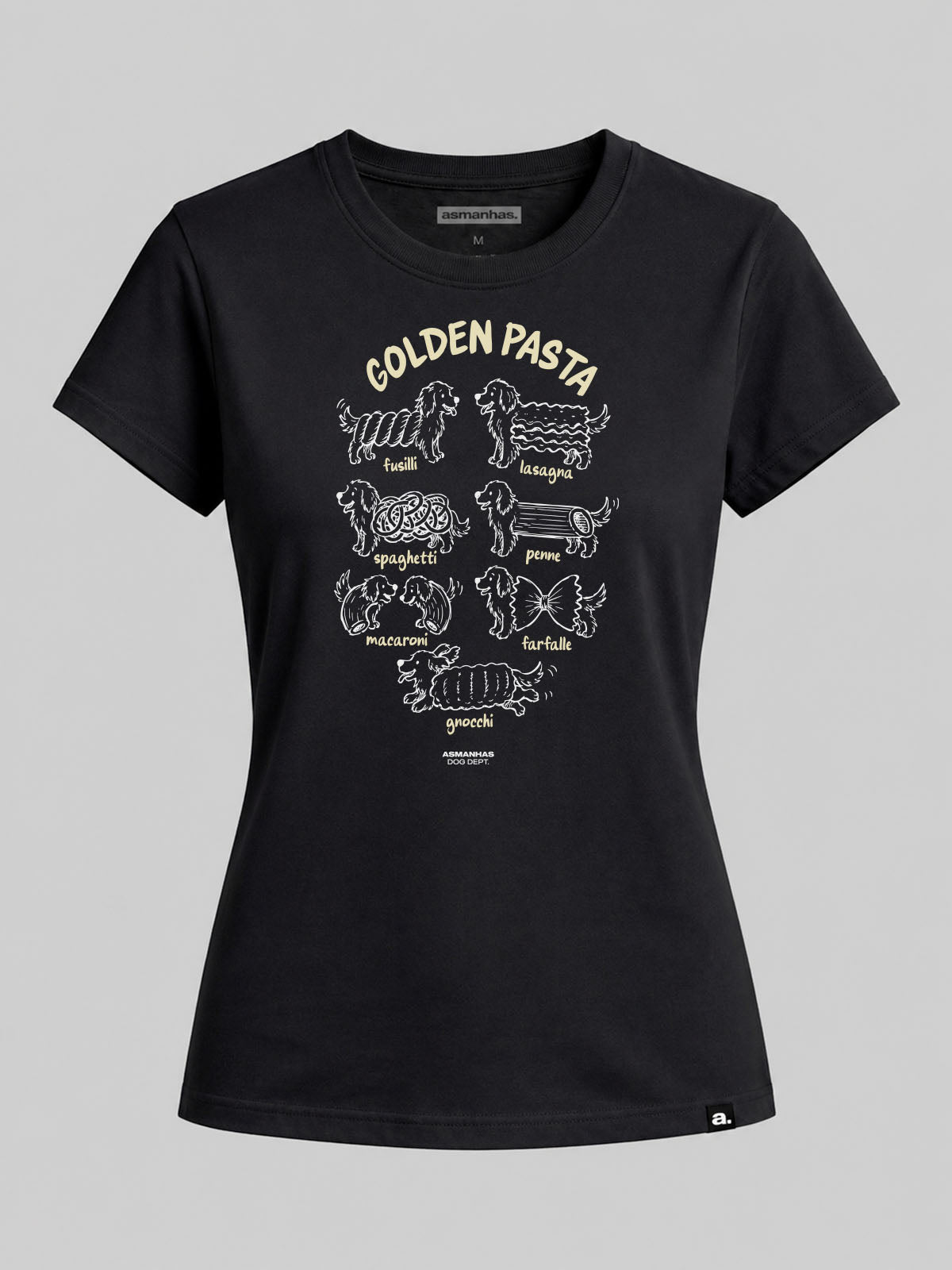 Camiseta Feminina Golden Pasta Asmanhas