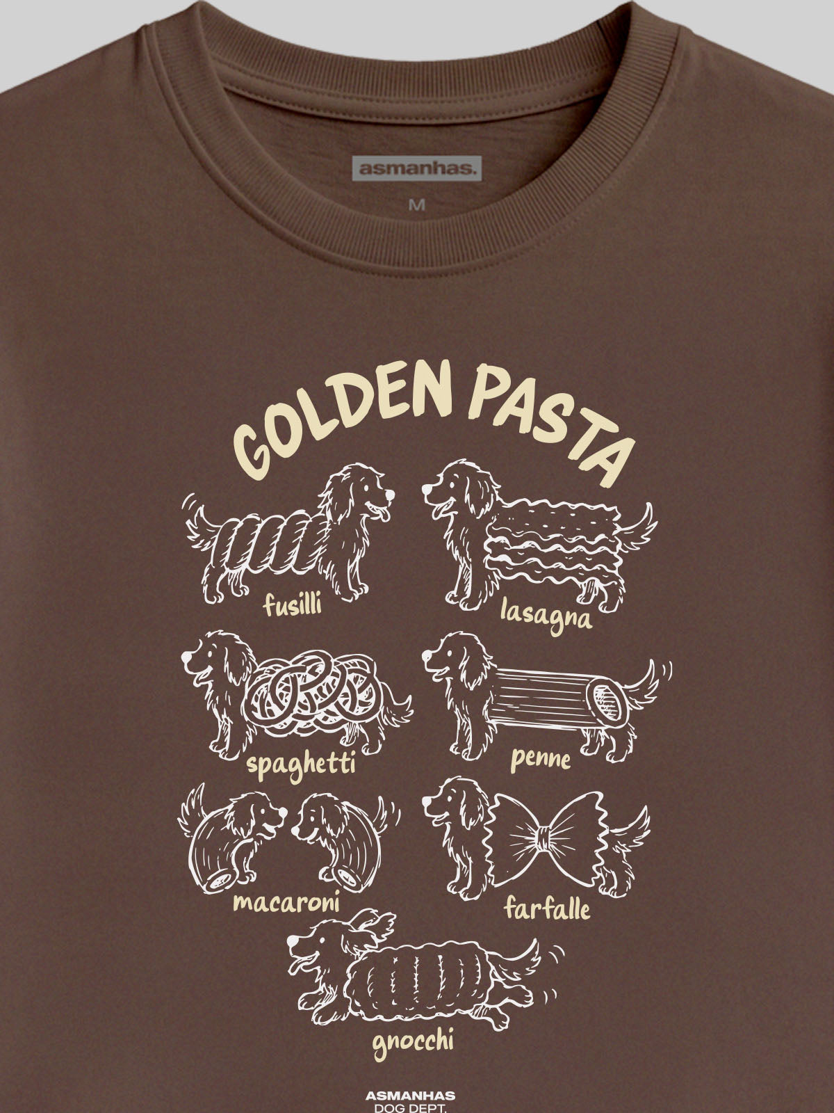Camiseta Feminina Golden Pasta Asmanhas