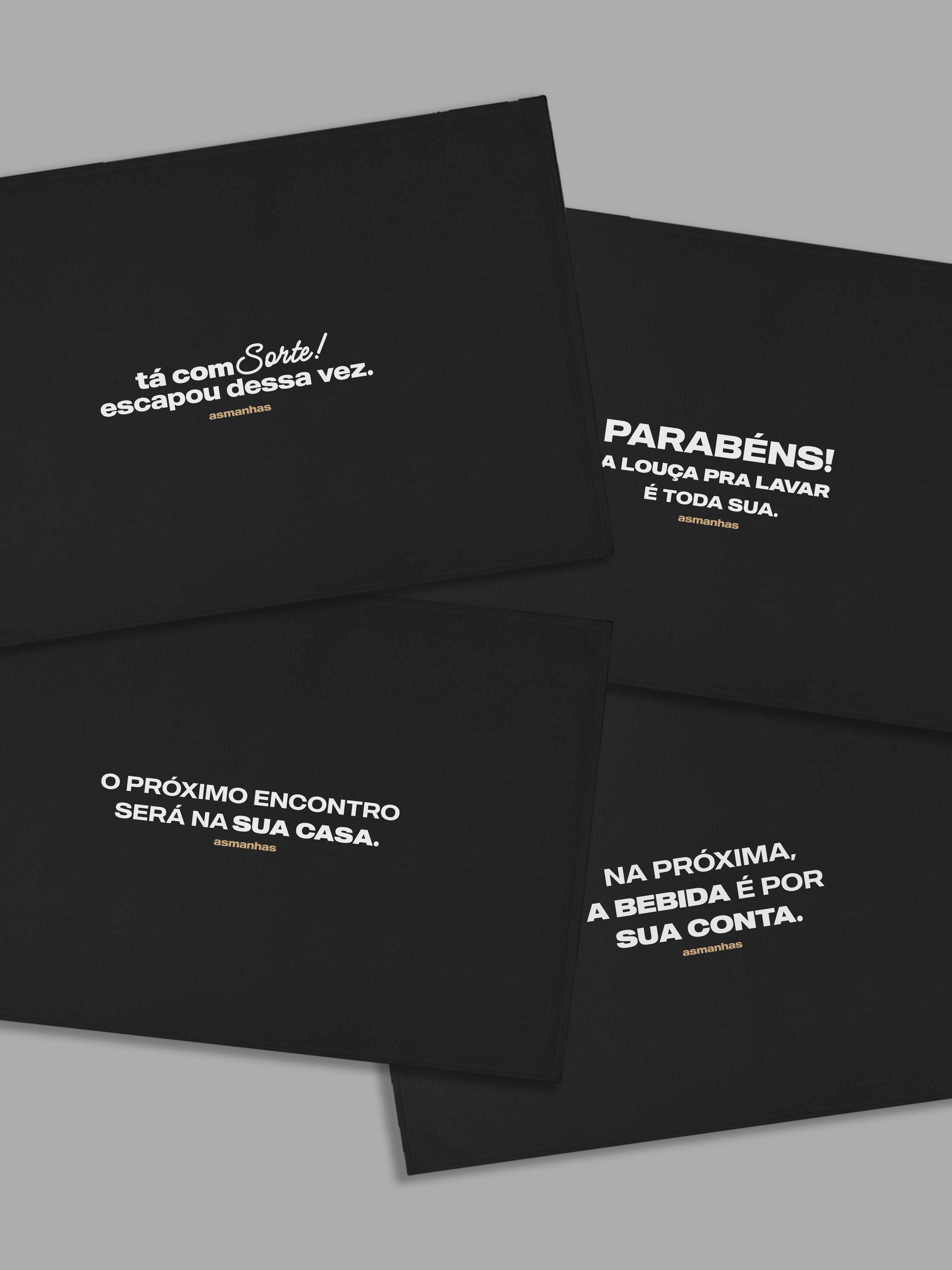 Jogo Americano Surpresa Sob o Prato Asmanhas