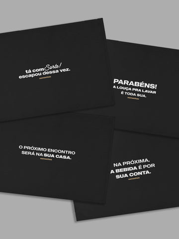 Jogo Americano Surpresa Sob o Prato Asmanhas