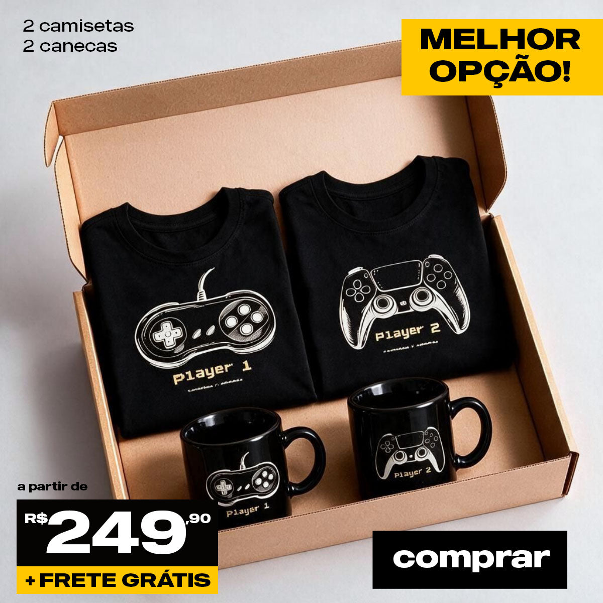 Kit Tal Pai Tal Filho(a) - Camisetas + Canecas