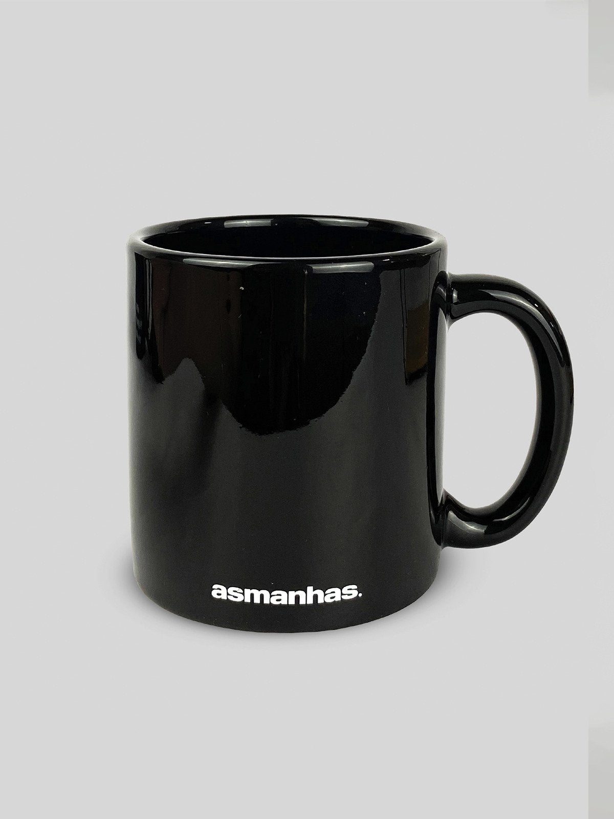 Caneca Calma Caraio Preta Asmanhas