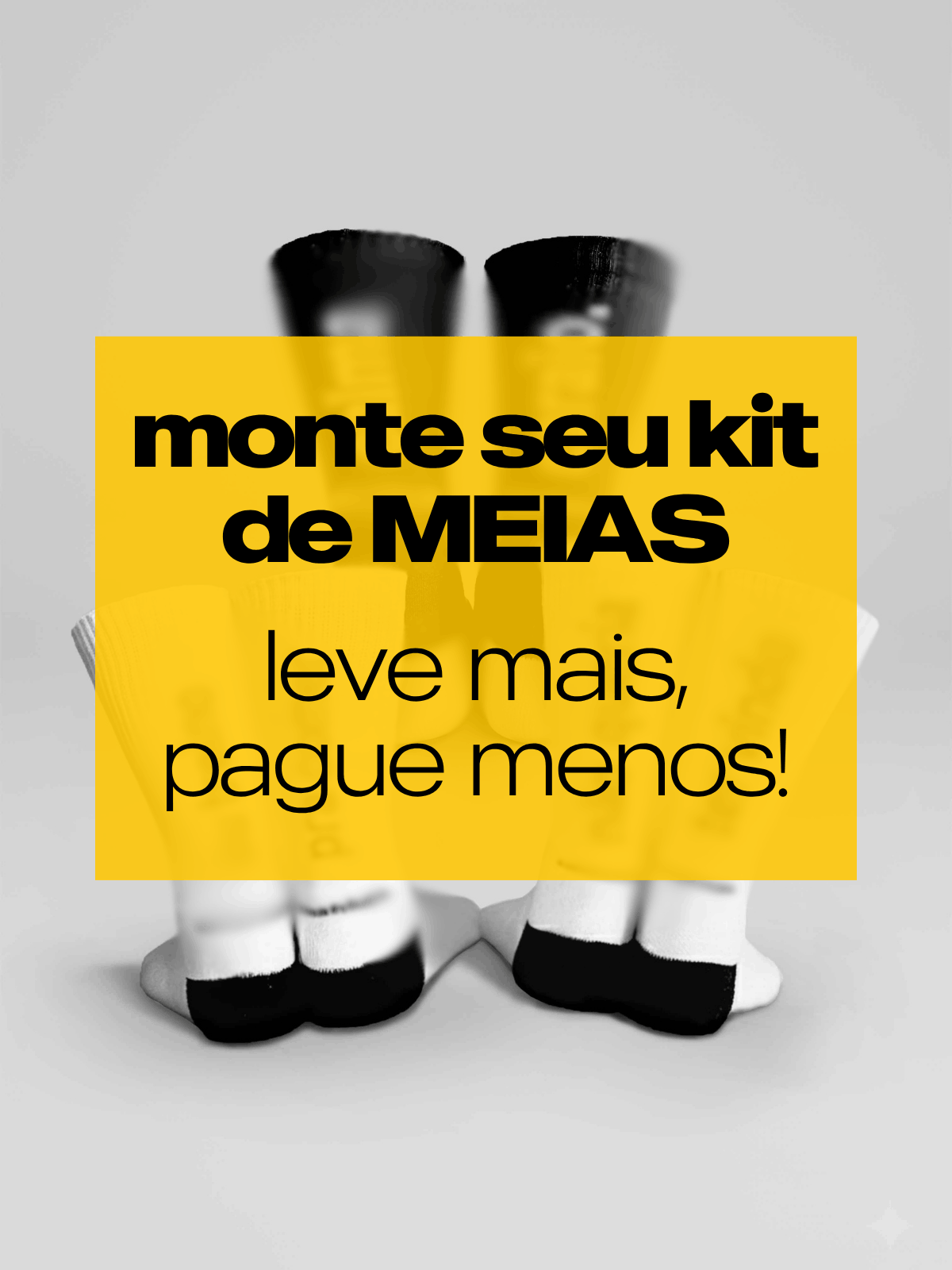 Kit de Meias Leve Mais Pague Menos