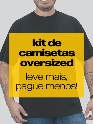 Kit de Camisetas Oversized Asmanhas