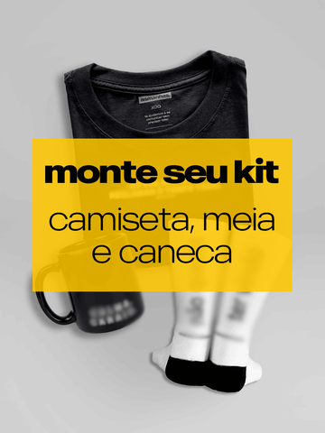 Kit Camiseta, Meia e Caneca Asmanhas