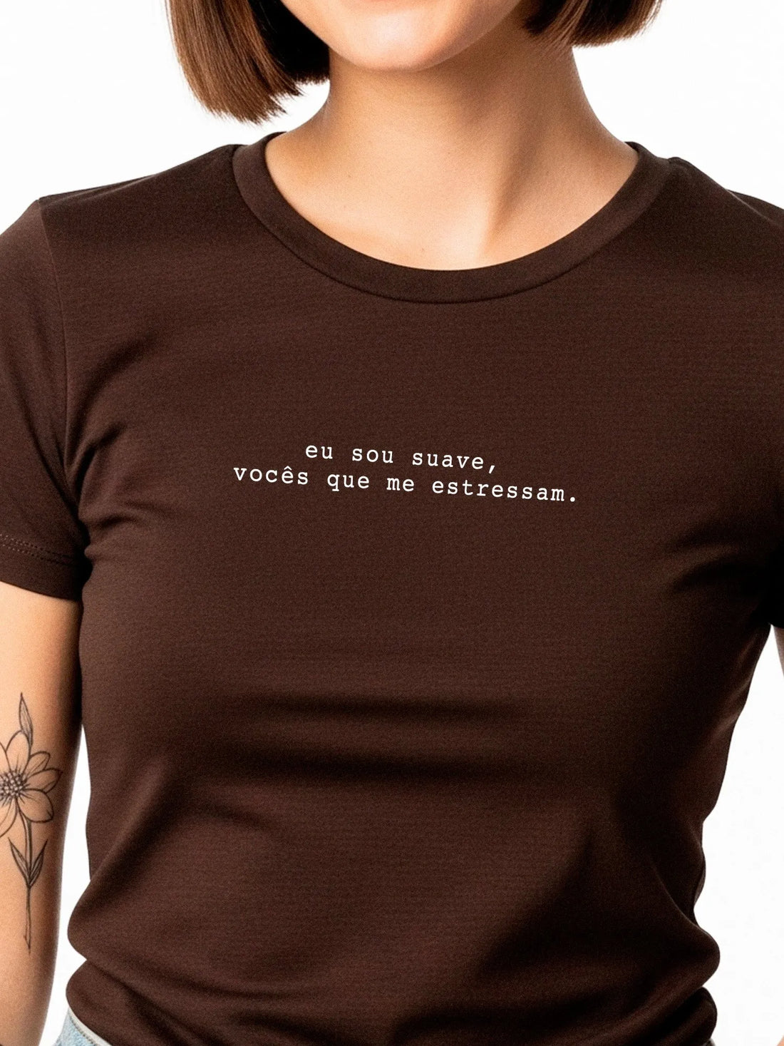 Camiseta Feminina Eu sou Suave Asmanhas