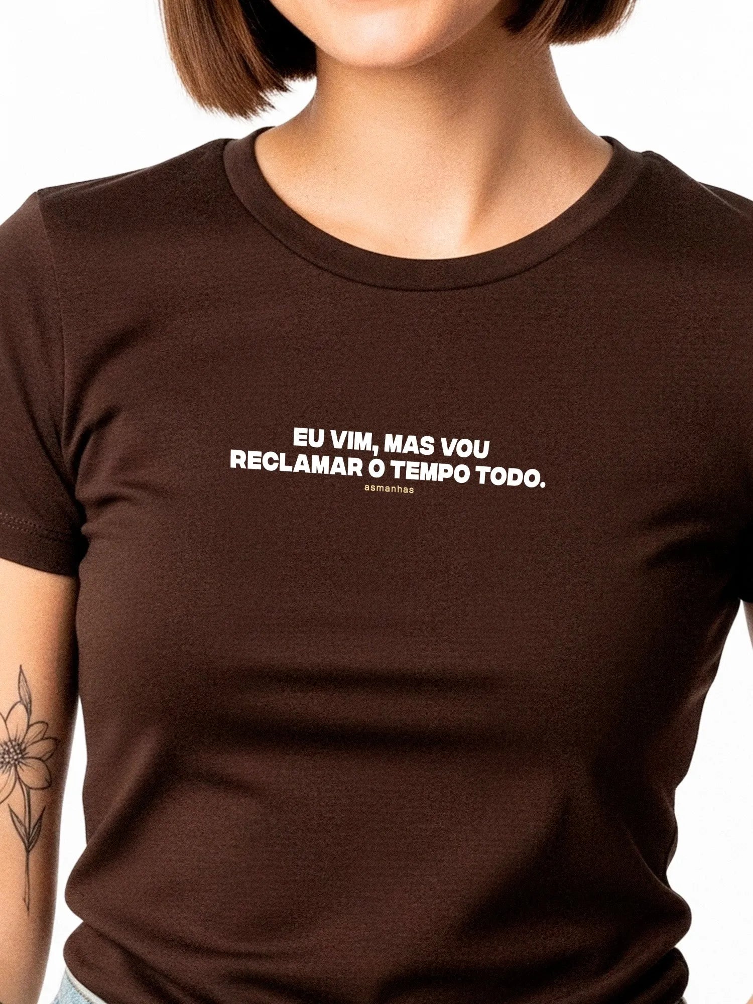 Camiseta Feminina Reclamar o Tempo Todo Asmanhas