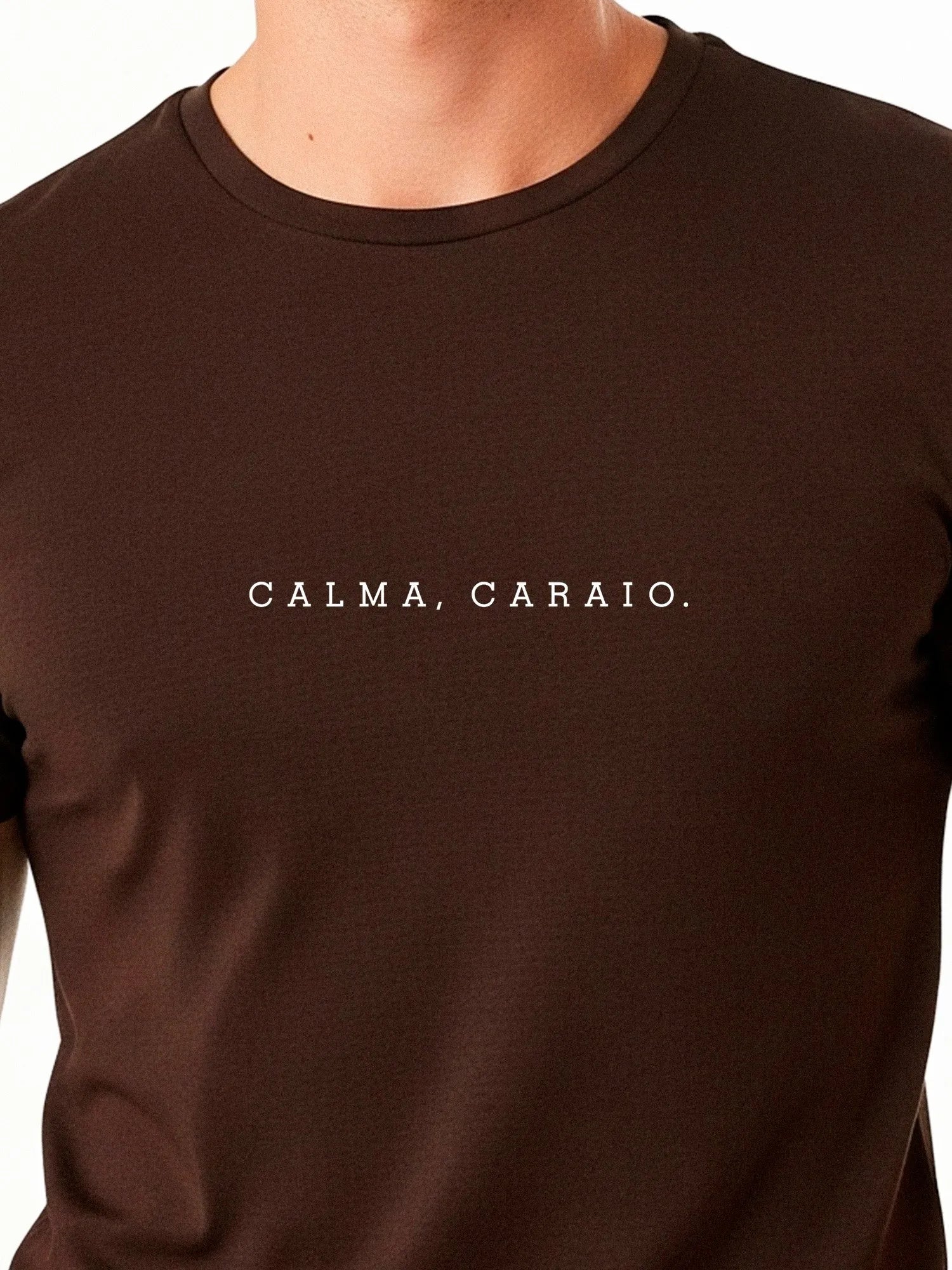 Camiseta Calma Caraio Minimalista Asmanhas