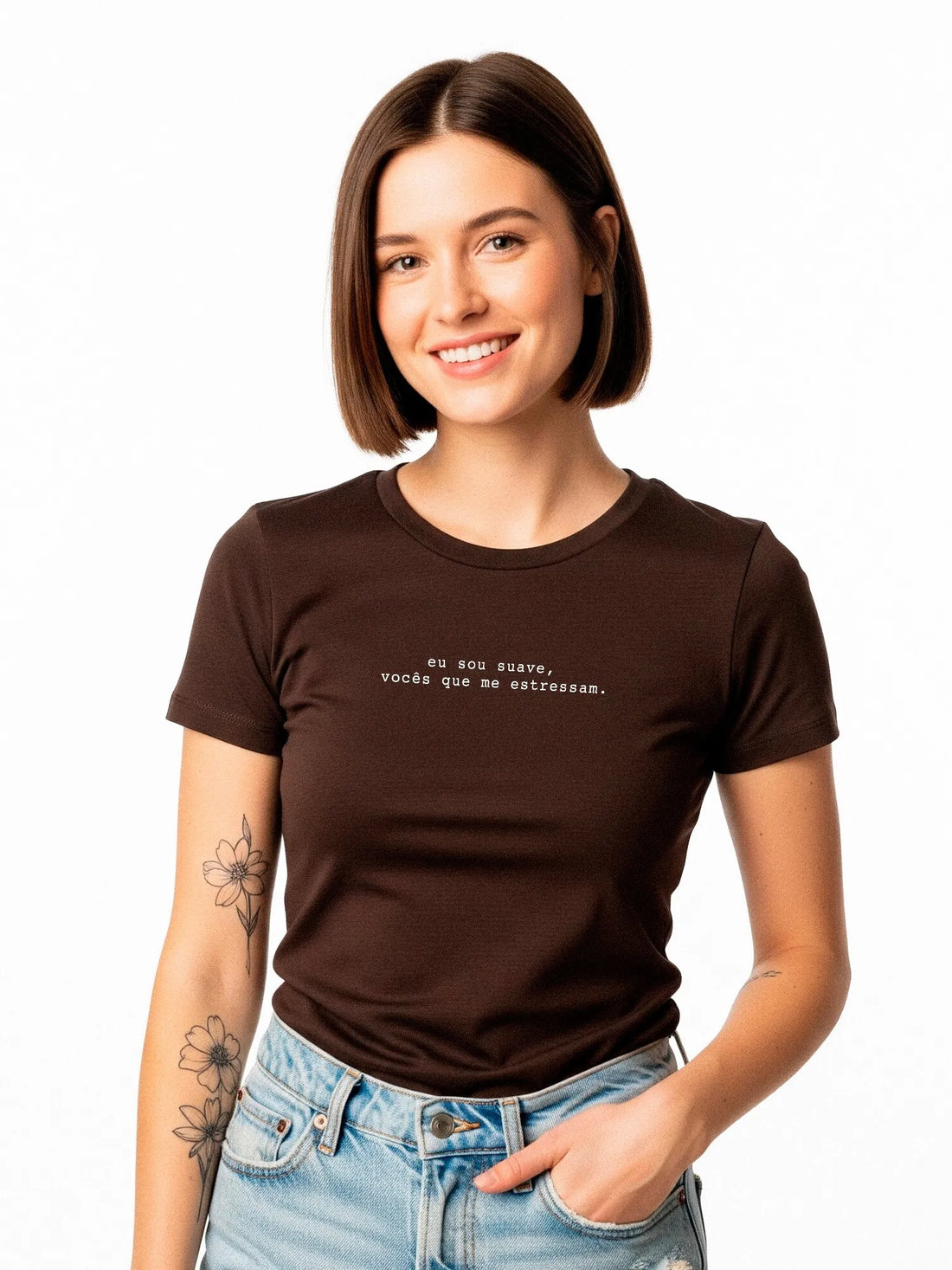 Camiseta Feminina Eu sou Suave Asmanhas