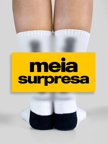 Meia de Frase Surpresa Asmanhas
