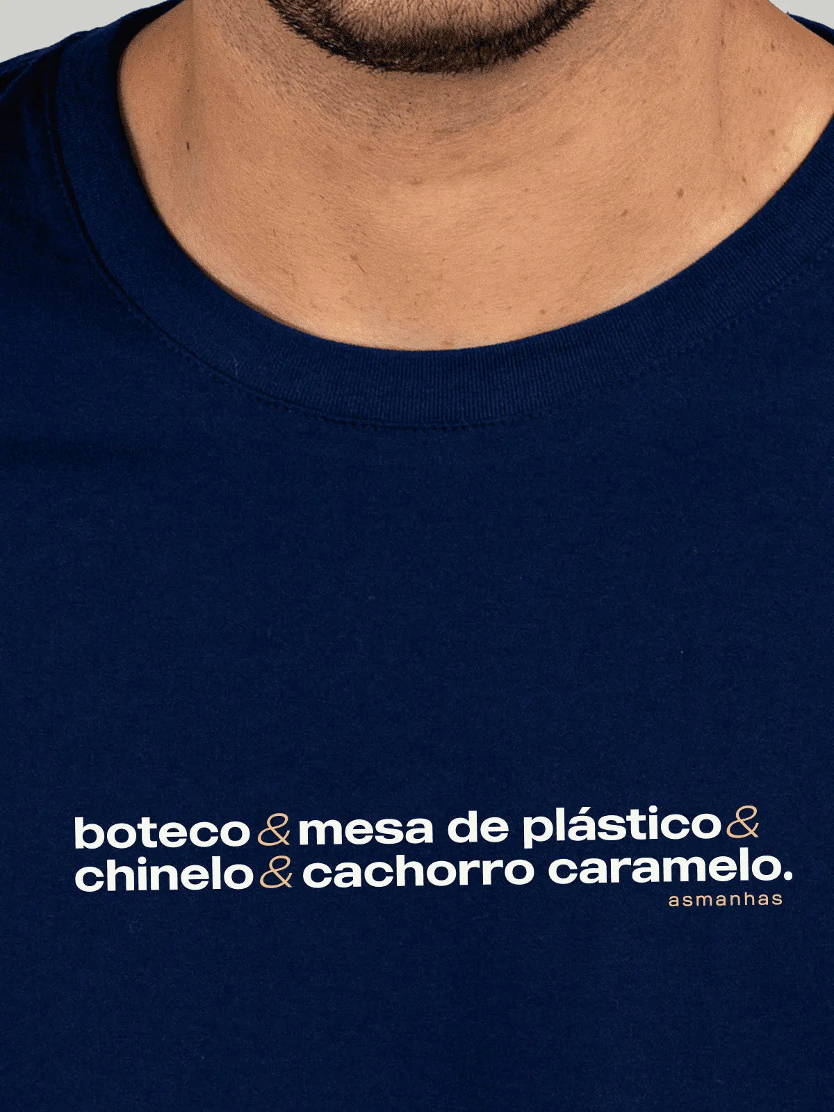 Camiseta Boteco e Cachorro Caramelo Asmanhas