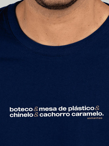 Camiseta Boteco e Cachorro Caramelo Asmanhas