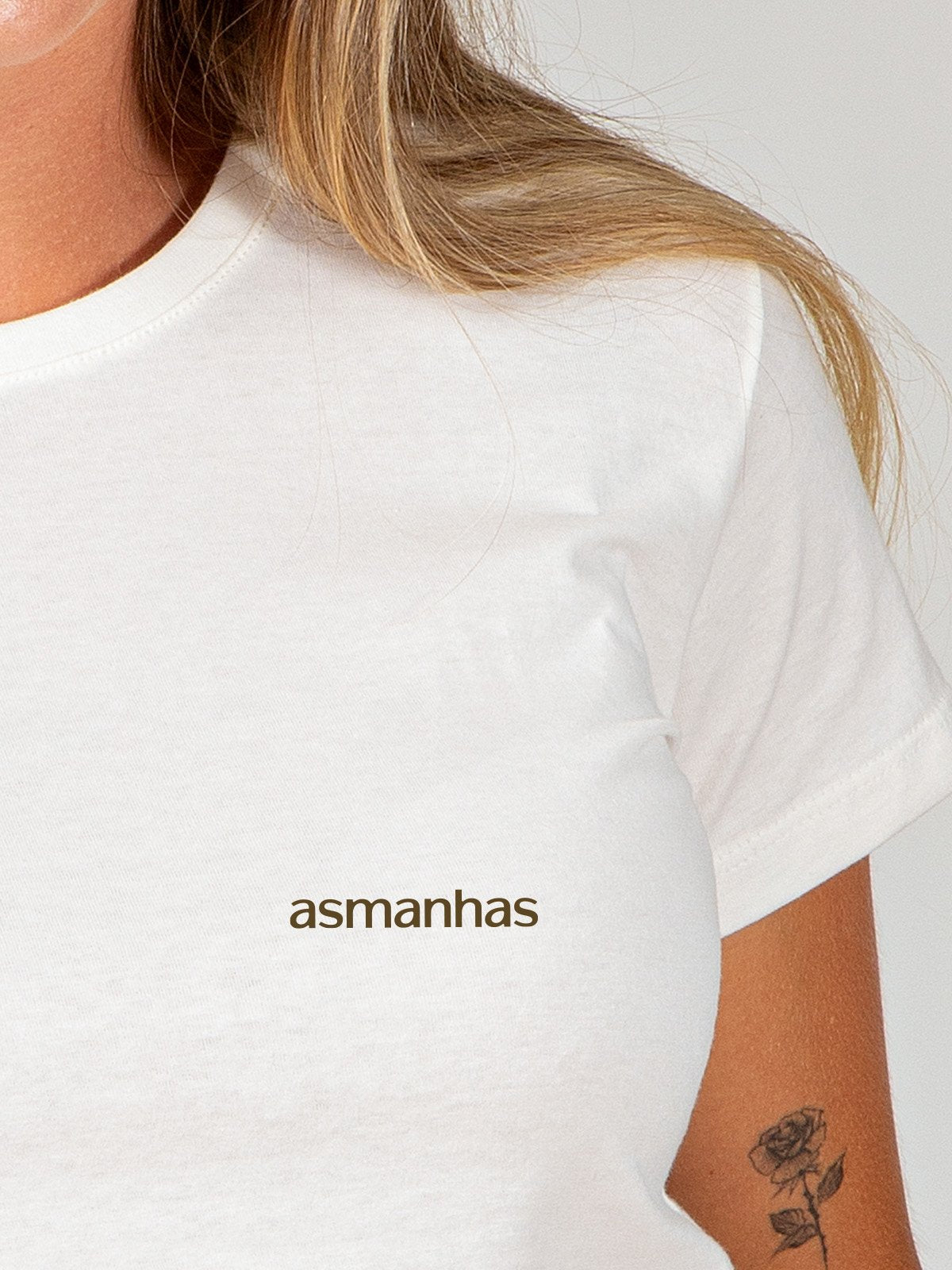 Camiseta Feminina QR Code Asmanhas