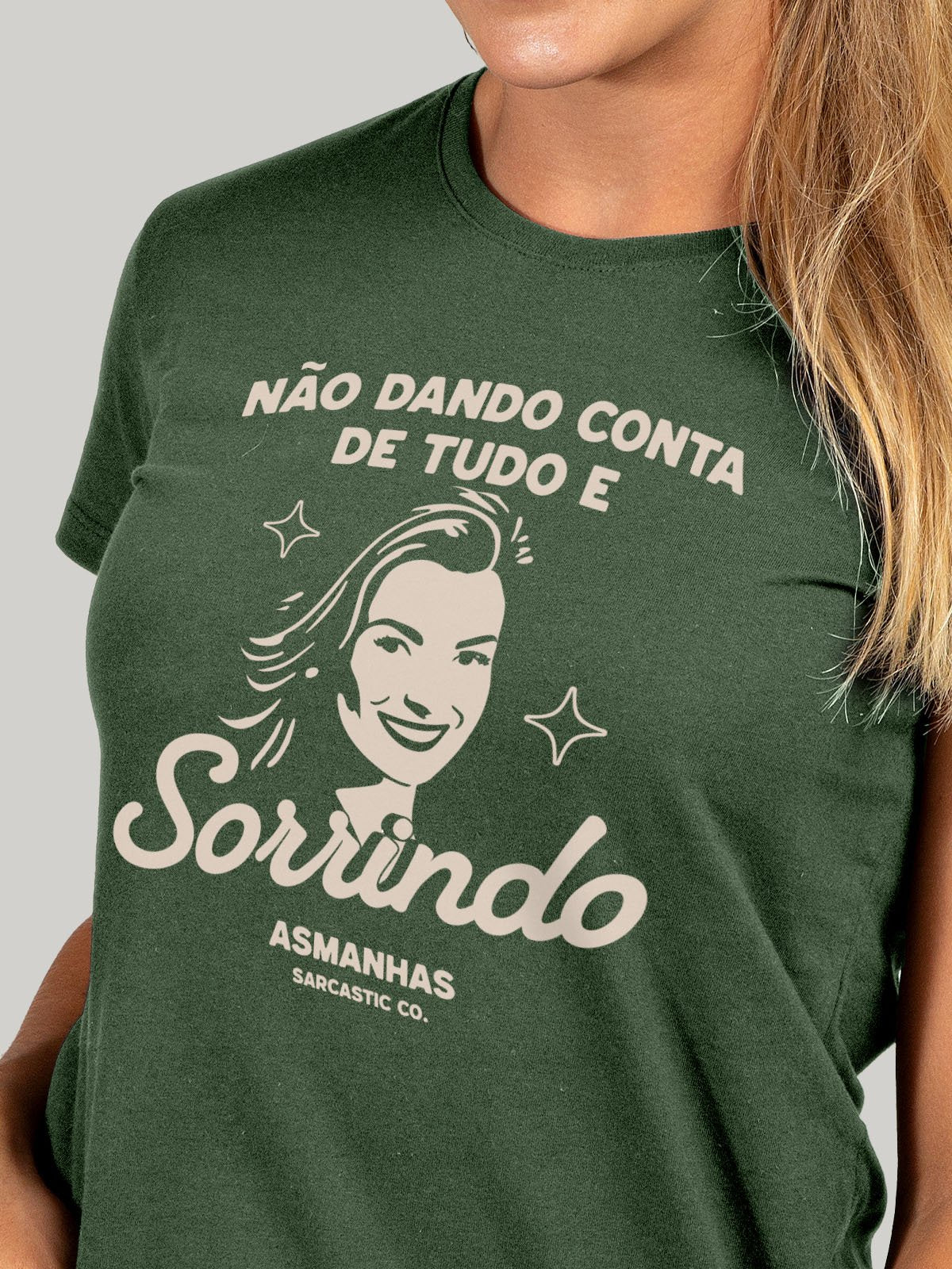 Camiseta Feminina Não Dando Conta Asmanhas 