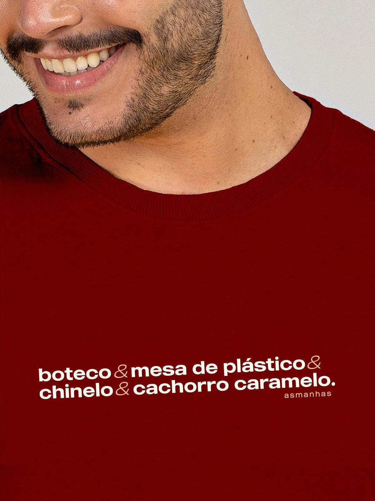 Camiseta Boteco e Cachorro Caramelo Asmanhas