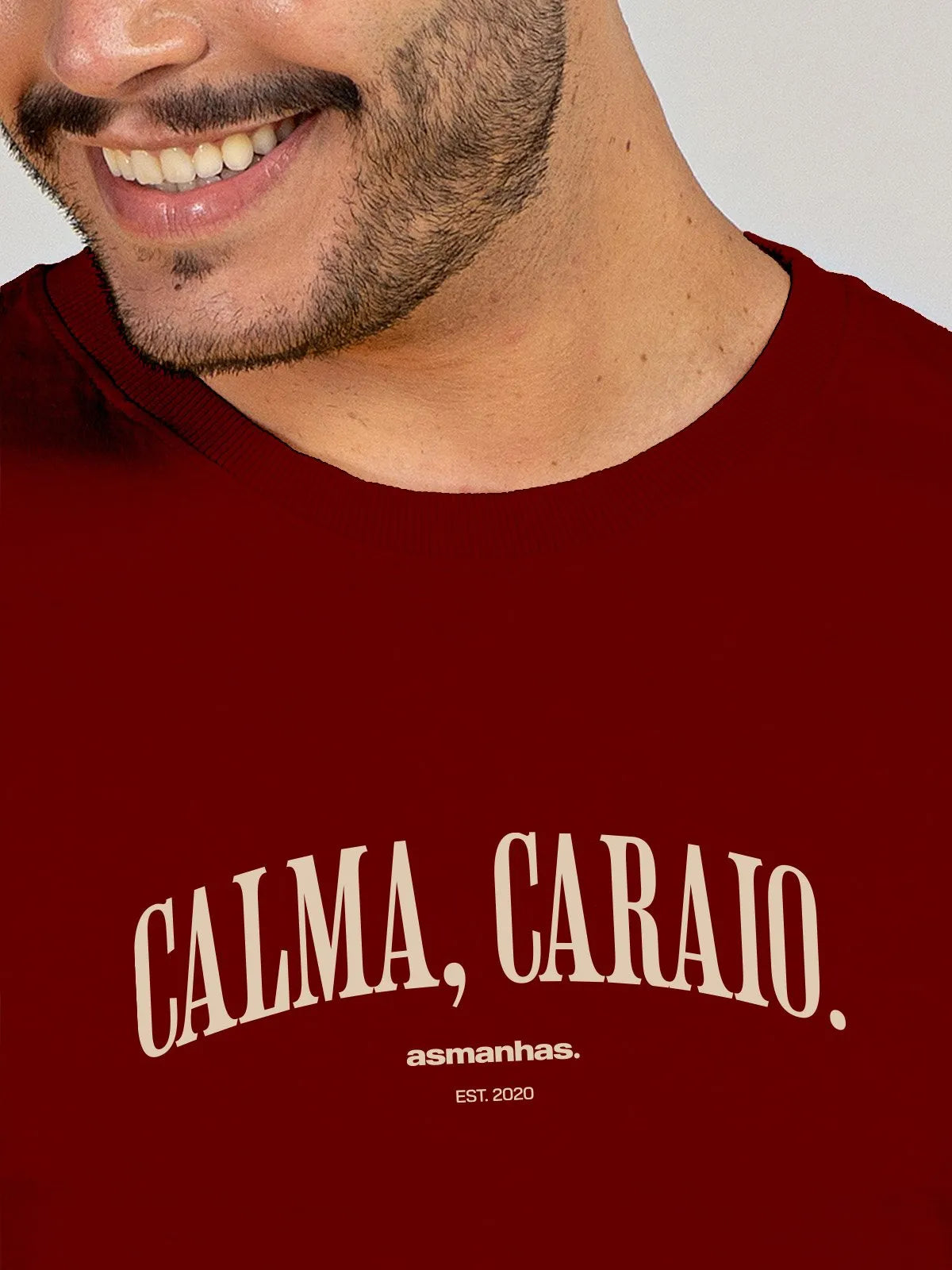 Camiseta Calma Caraio Nova Asmanhas