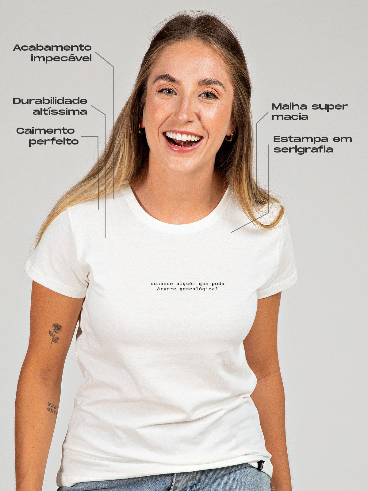 Camiseta Feminina Árvore Genealógica Asmanhas