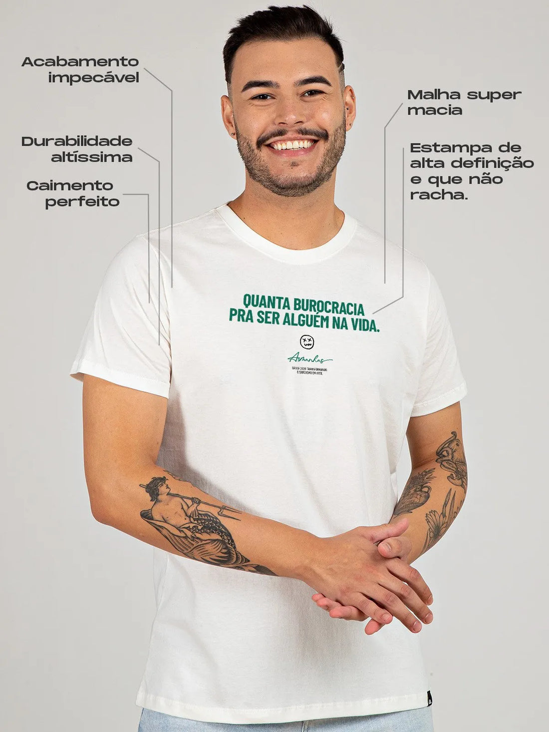 Camiseta Quanta Burocracia Asmanhas