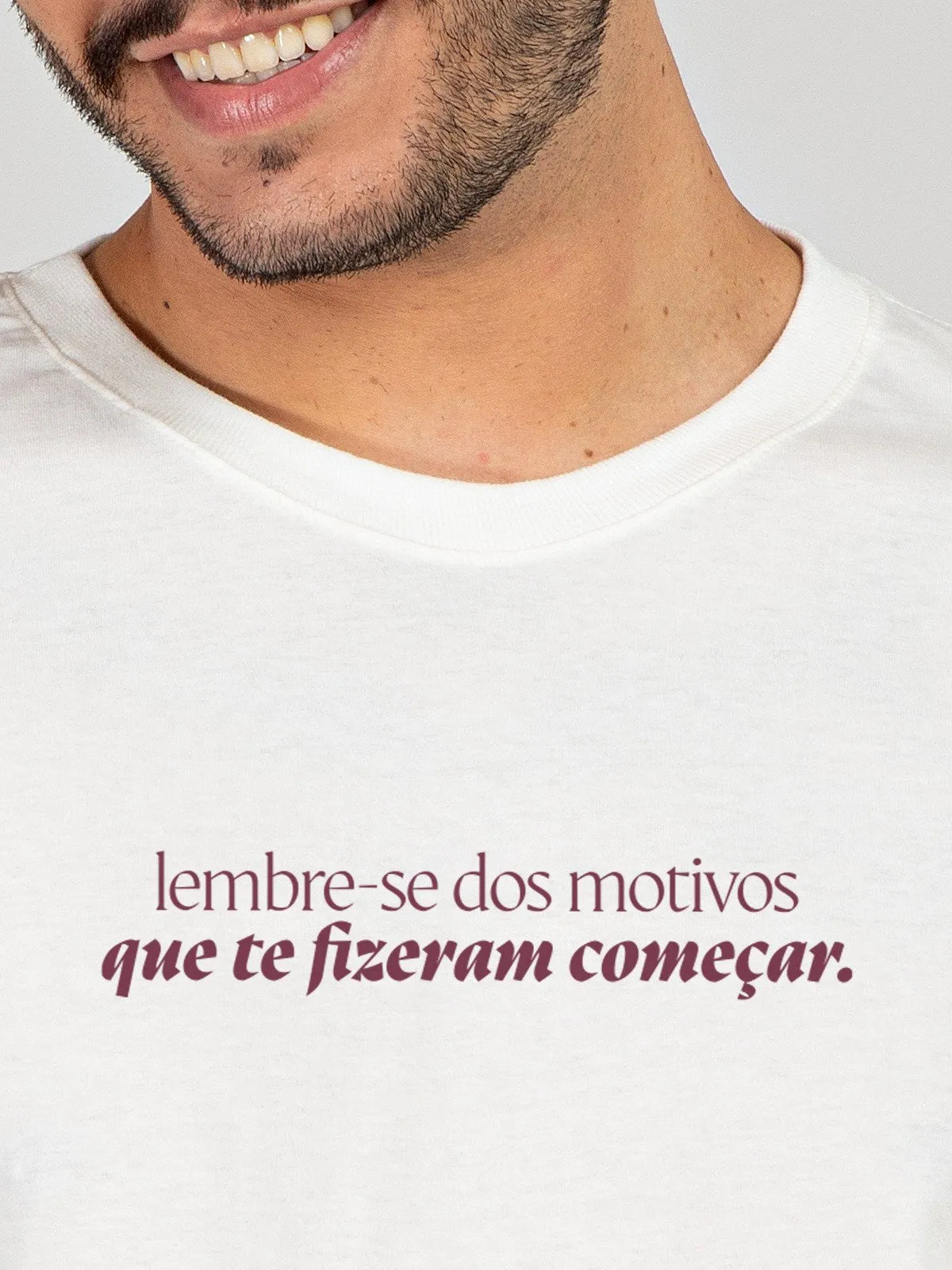 Camiseta Motivos de Começar Asmanhas