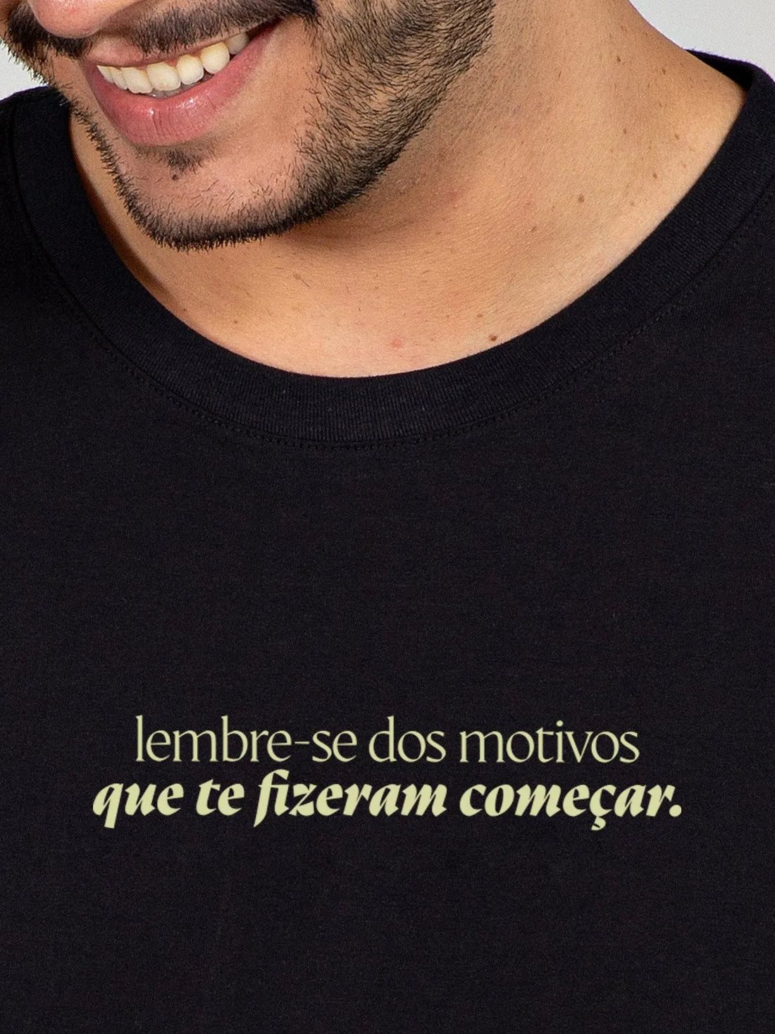 Camiseta Motivos de Começar Asmanhas
