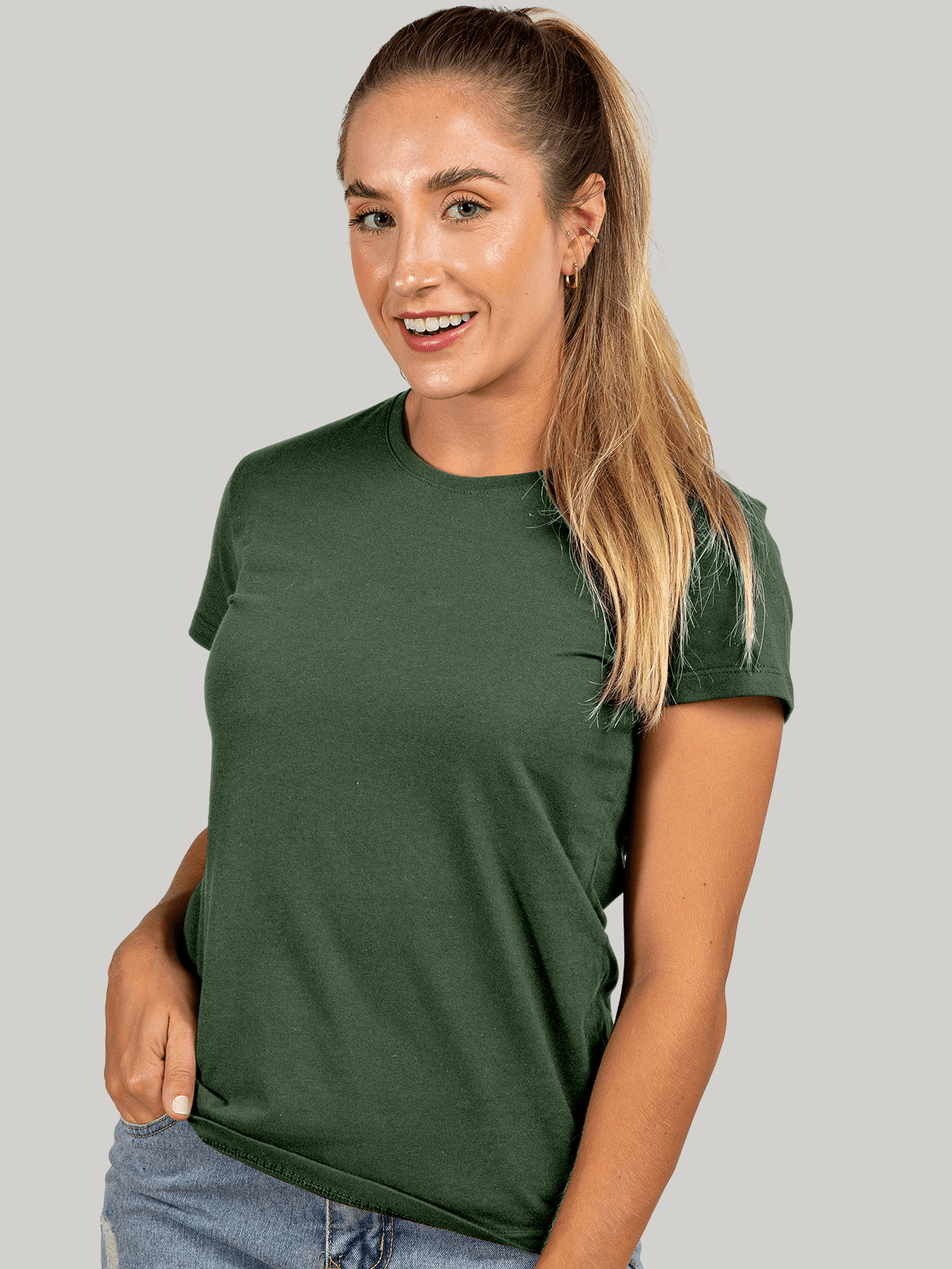 Camiseta Feminina Lisa Básica Asmanhas