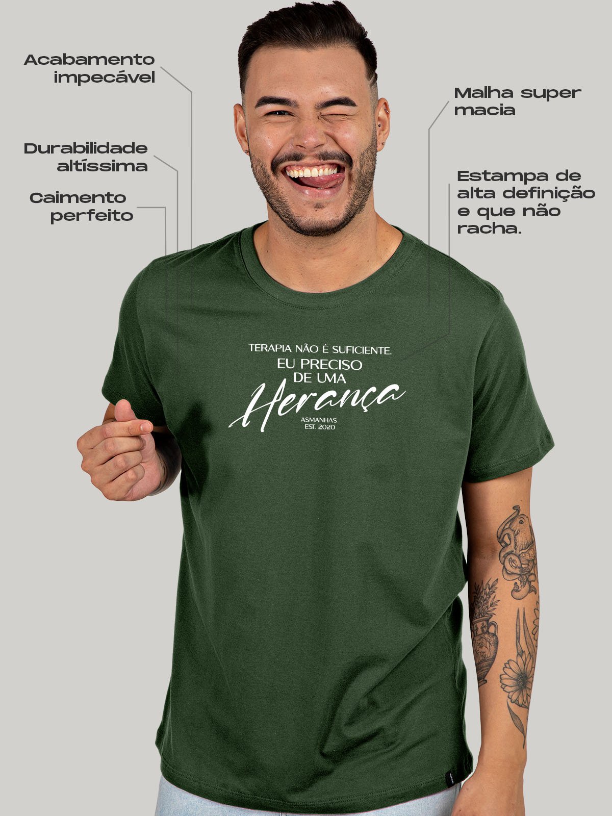 Camiseta Herança Asmanhas