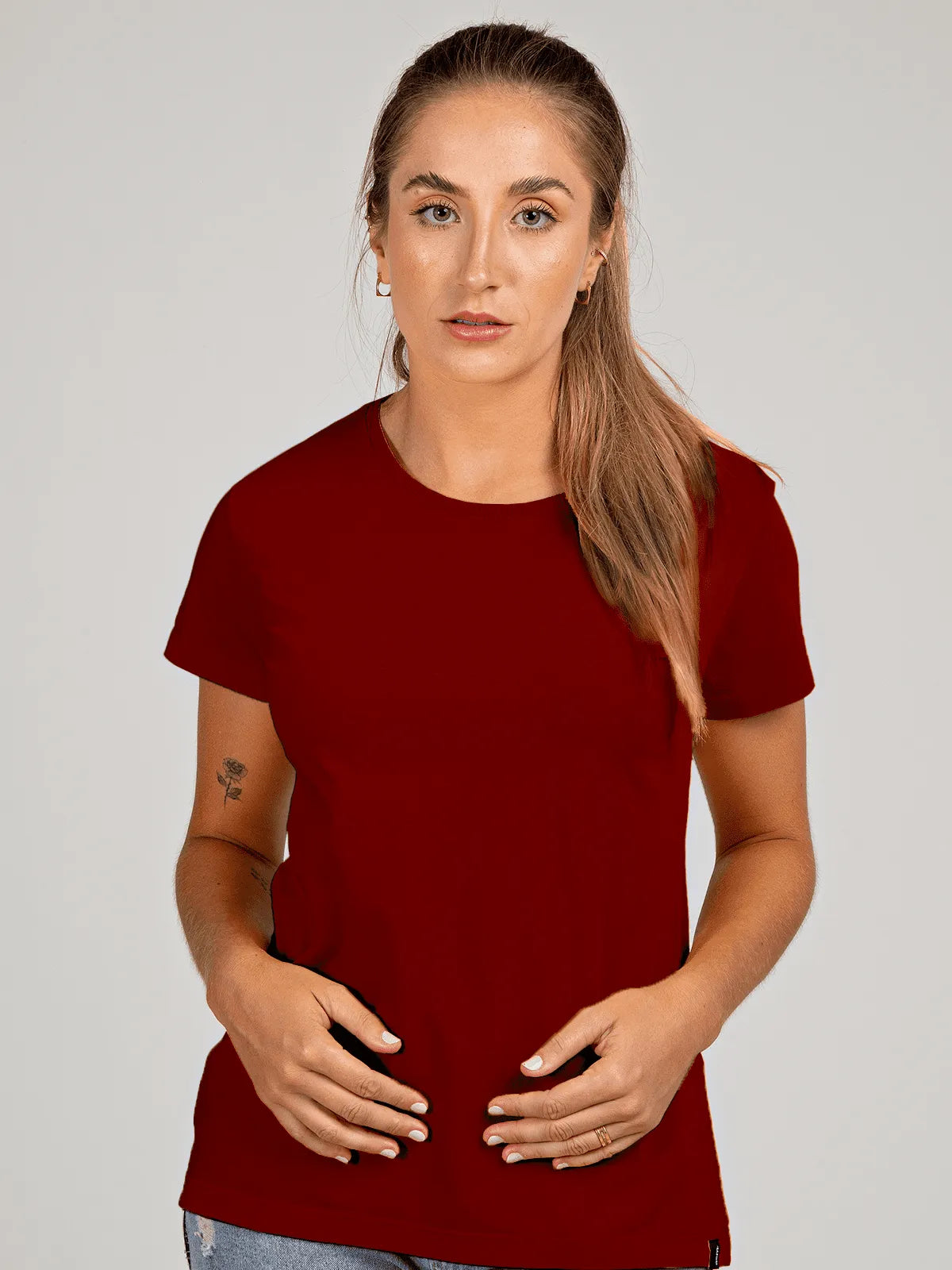 Camiseta Feminina Lisa Básica Asmanhas