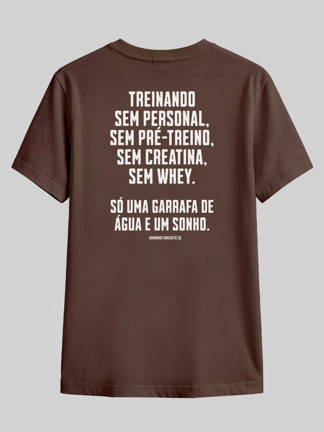 Camiseta Garrafa de Água e um Sonho Asmanhas
