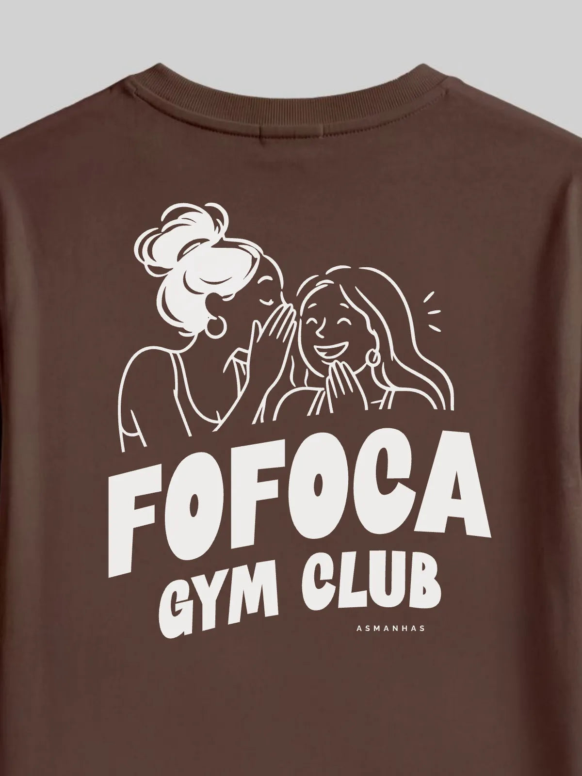 Camiseta Oversized Fofoca Gym Club Asmanhas